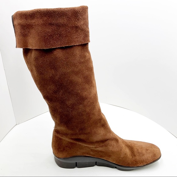 {Sesto Meucci Sport}Suede Cuffed Boots - Picture 3 of 14
